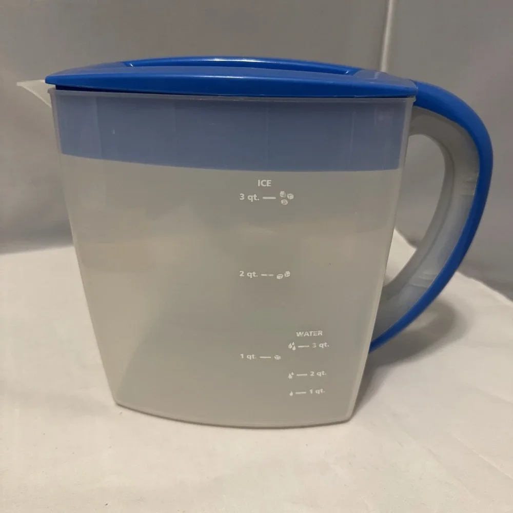 Mr Coffee Iced Tea Maker 3 Quart Blue Rectangular Pitcher Only TM75